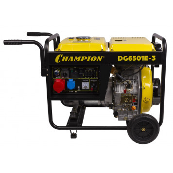 Дизельный генератор Champion DG6501E-3 трехфазный-2